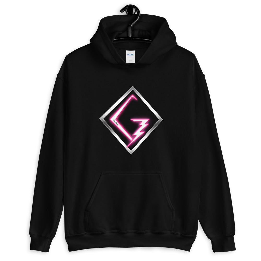 Unisex INNER-G pink Hoodie