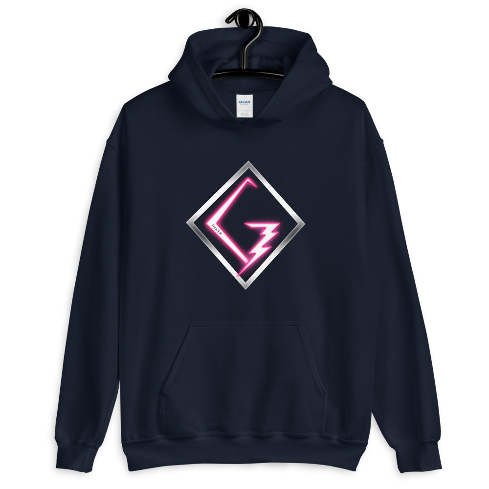 Unisex INNER-G pink Hoodie