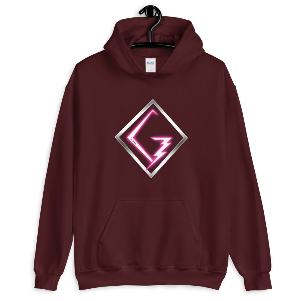 Unisex INNER-G pink Hoodie