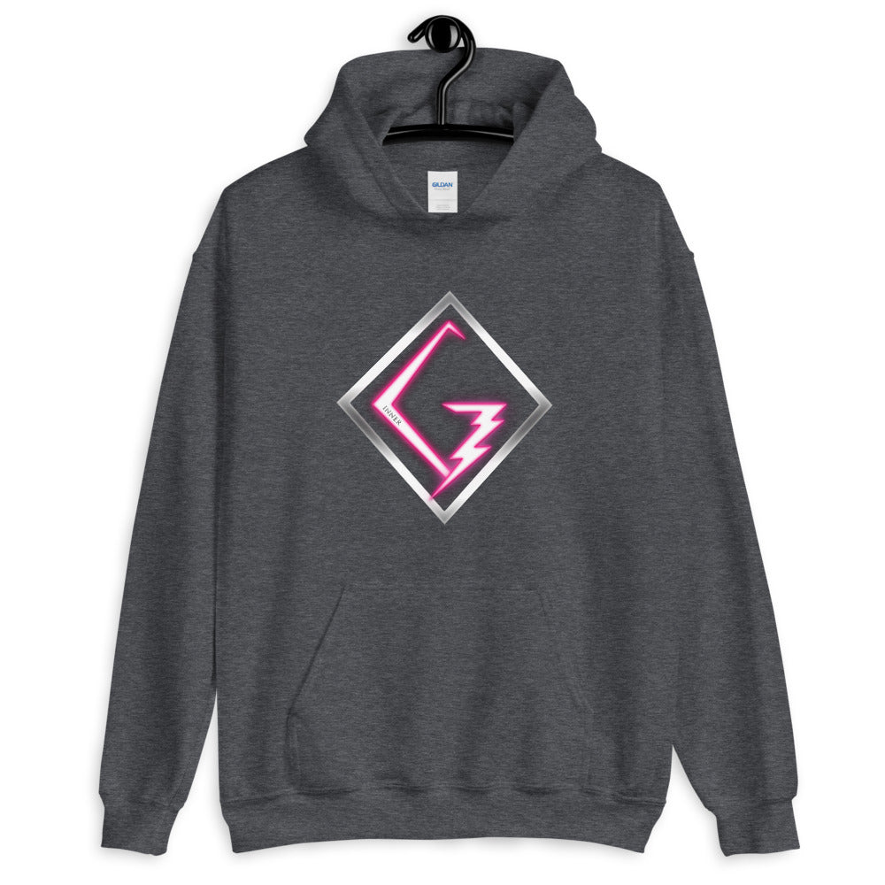 Unisex INNER-G pink Hoodie