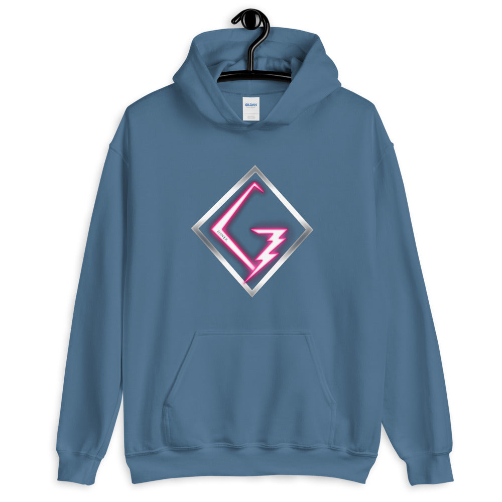 Unisex INNER-G pink Hoodie